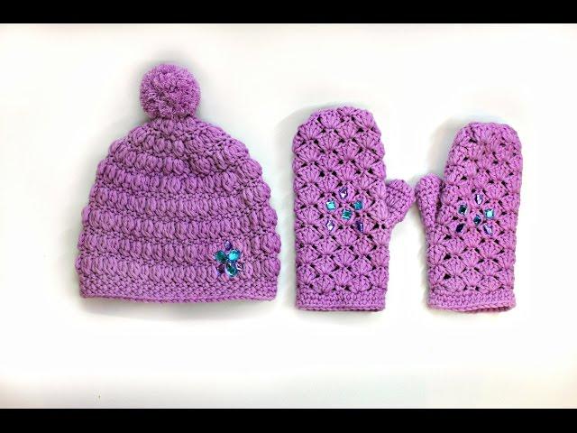 Женский комплект крючком. Шапочка/Crochet hat