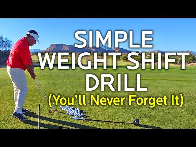 Simple Drill To Shift Your Weight Through Impact