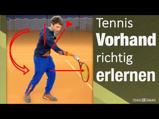 Tennis Vorhand richtig lernen -  In 5 Schritten die richtige Vorhand erlernen