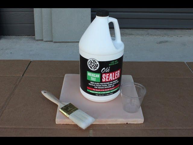 How to seal with Glaze 'N Seal's Olé Mexican Tile Sealer