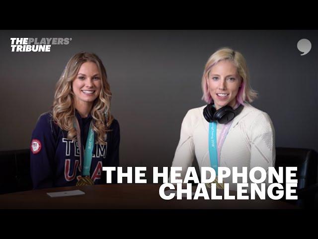 Kikkan Randall and Jesse Diggins take the headphone challenge | The Players' Tribune