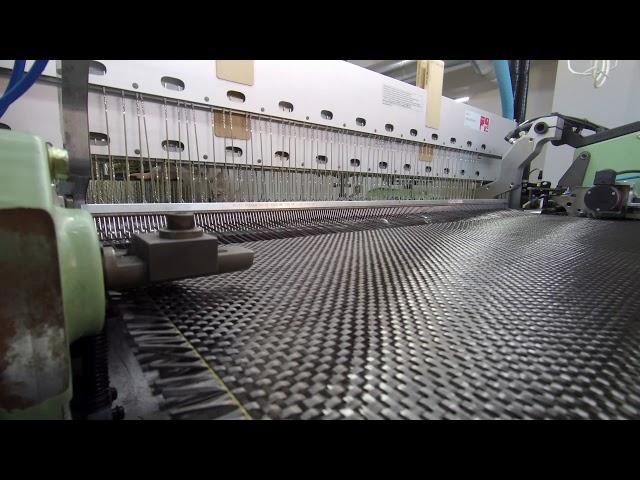 Процесс изготовления углеродной ткани саржа 3K-1000-200