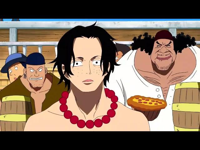 One Piece Ace Tells Whitebeard That He's Gol D  Rogers Son English Dub