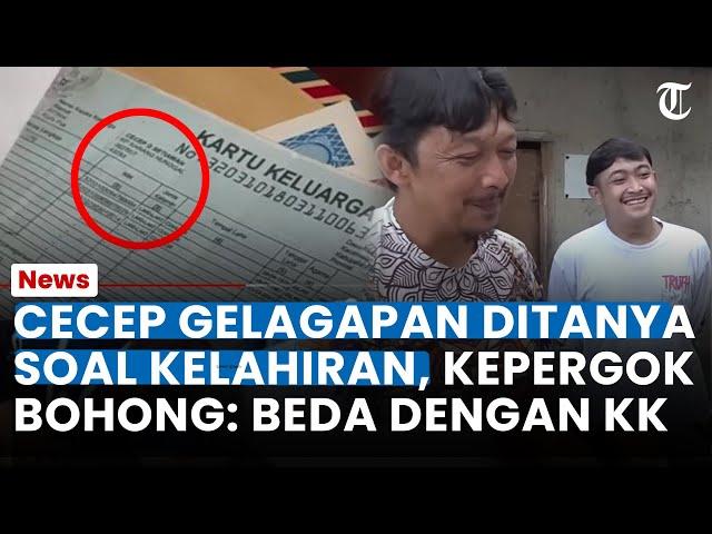 KEPERGOK BOHONG! AYAH Pegi Gelagapan Ditanya soal Tahun Kelahiran, Pengakuan Cecep Beda dengan KK