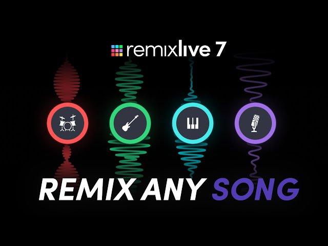 Extract stems with AI Remix I Remixlive 7