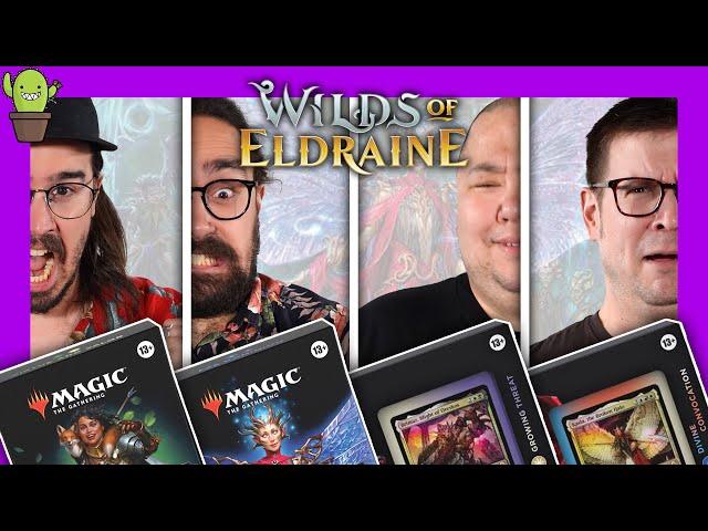 Are these Wilds of Eldraine precons CRACKED? | Ellivere VS Tegwyll VS Brimaz VS Kasla