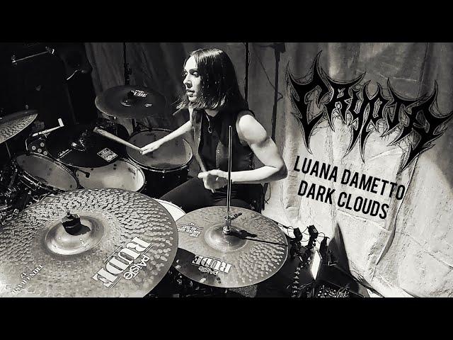 Crypta - Dark Clouds / Luana Dametto (drumcam by @ProDrummersLive)