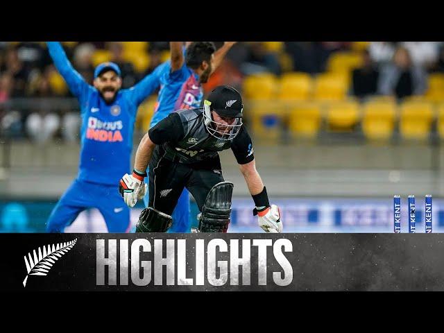 India Win Another Super Over Thriller | FULL HIGHLIGHTS | BLACKCAPS v India - 4th T20, 2020