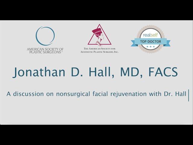 Dr. Hall on Nonsurgical Facial Rejuvination