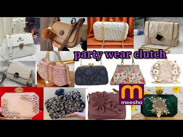 Meesho Clutch Haul |Meesho Affordable Partywear Clutch Collections| latest Sling bag designs