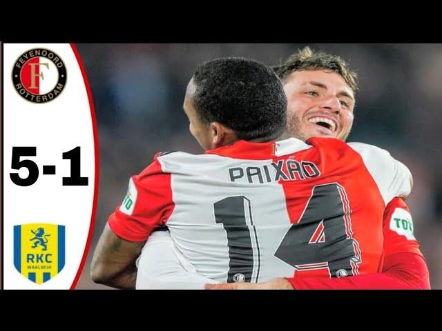 Feyenoord vs RKC Waalwijk 5-1 | All Goals Highlight | Eredivisie 2022/202