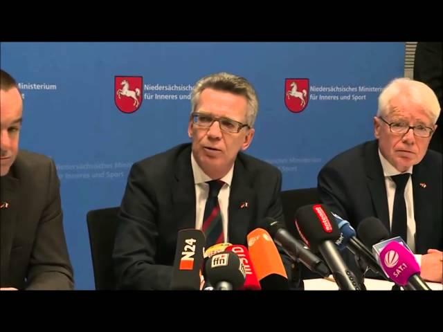 Bundesinnenminister Thomas de Maizière, Ein Teil dieser Antworten würde die Bevölkerung verunsichern