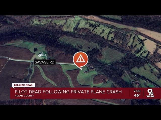 Pilot dead after small plane crashes in Adams County