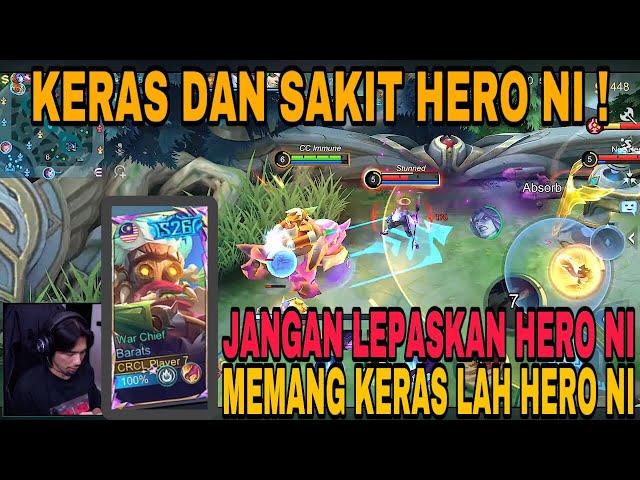 JANGAN SESEKALI LEPASKAN HERO NI ! HERO NI DAH LAH KERAS , SAKIT PULA TU ! INI LAH HERO NYA !