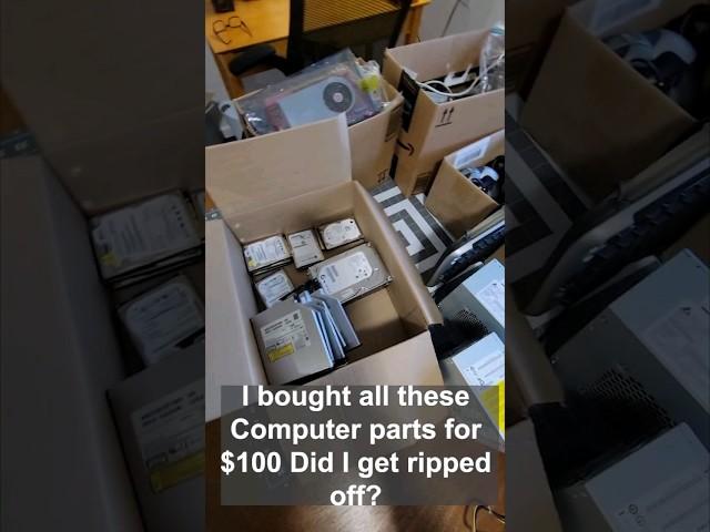 I Paid $100 For These Computer Parts, did I get ripped off? #shorts #computer #retrogaming