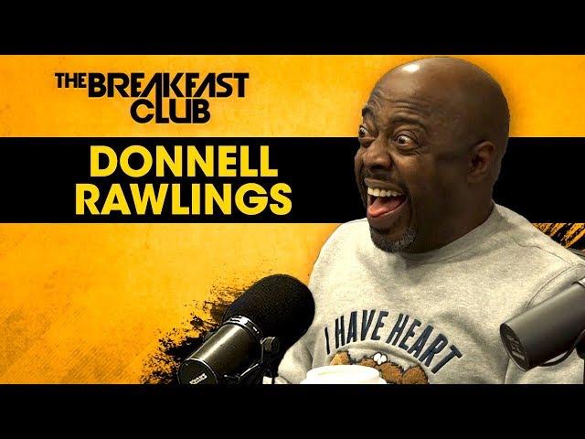 Donnell Rawlings Presents His New Paper Book To The Breakfast Club