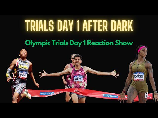 Olympic Track Trials Day 1 Reaction Show - Grant Fisher Champion,  Quincy Wilson Record, Cole Hocker