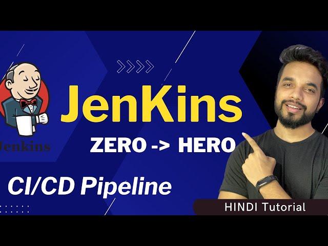 JENKINS For Beginners In One Video 2024  [HINDI] | MPrashant