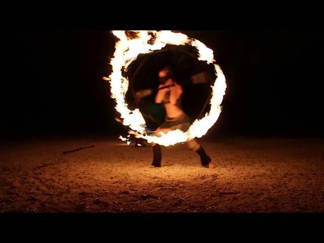 Pyrodanza presents: Olivia Mancino and Miguel Garcia performing with firestars