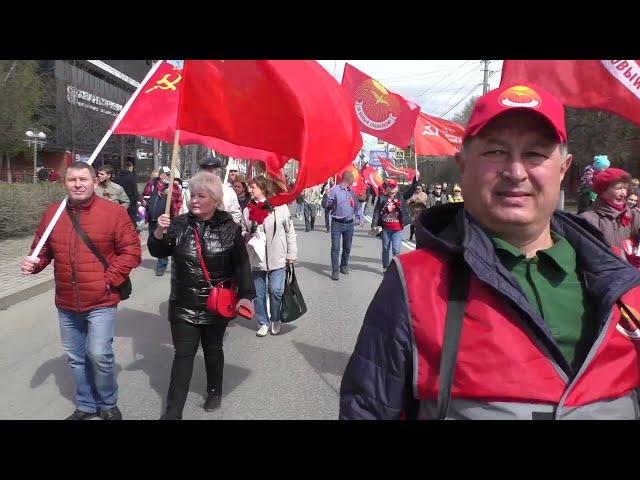 За новый социализм 9-го мая в Томске.