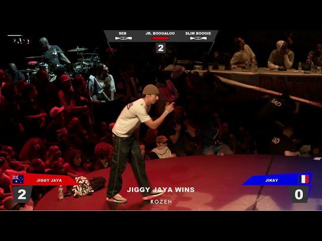 JIGGY JAYA vs JIKAY - Battle BAD 2022 - POPPING Top 8