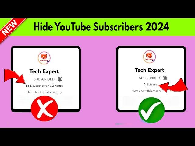 How To Hide Youtube Subscribers on Phone || How to Hide Subscribers on Youtube 2023