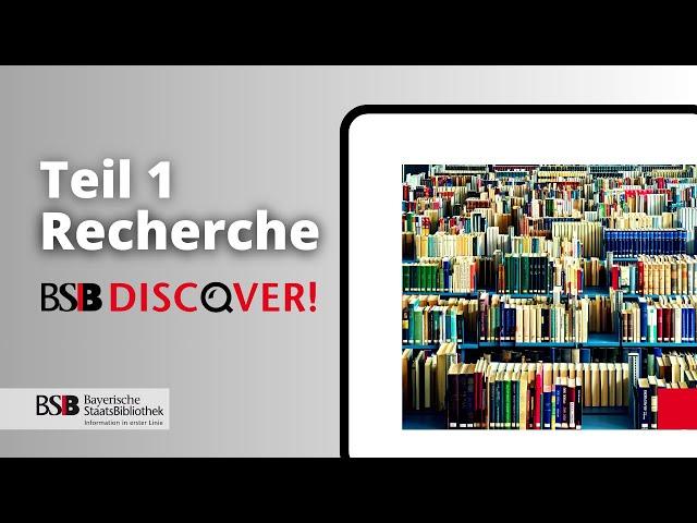 BSB DISCOVER! - Recherche