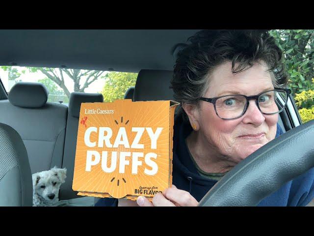 Trying Little Caesars NEW CRAZY PUFFS!