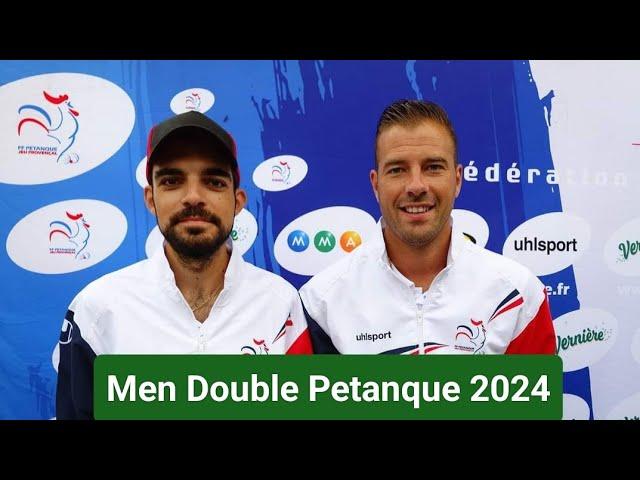 FRENCH PETANQUE CHAMPIONSHIP MEN'S DOUBLES 2024 - Rizzi, Rocher vs FELTAIN, LECLEACH