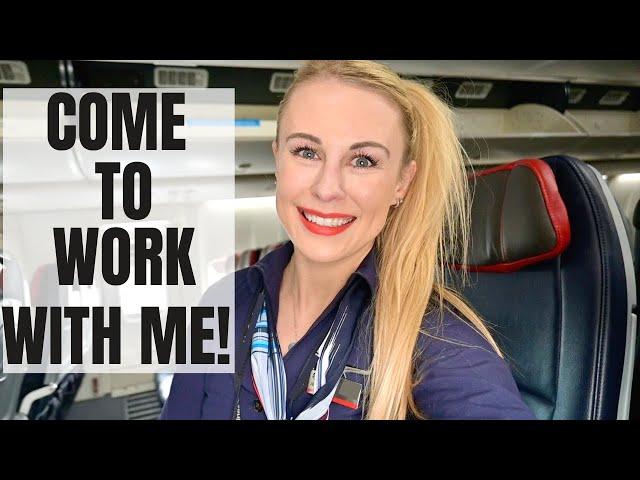 A Day In The Life Of A FLIGHT ATTENDANT!