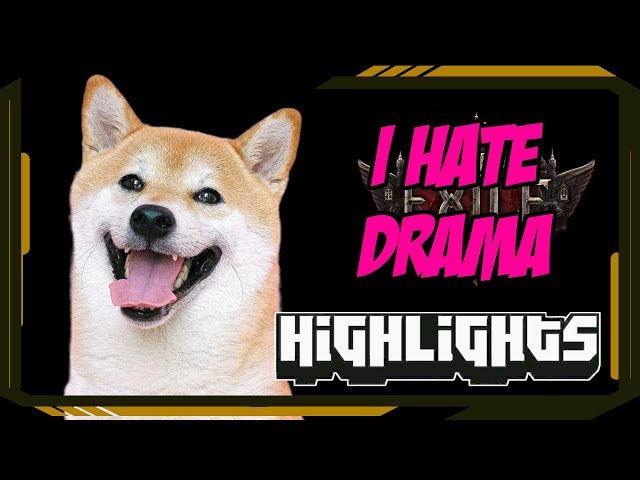 I hate drama - Path of Exile Highlights #504 - Cutedog, Ruetoo, Steelmage, Quin69 and others