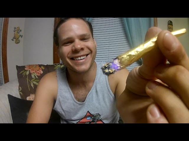 SMOKING 24K GOLD JOINT - FIRST TIME