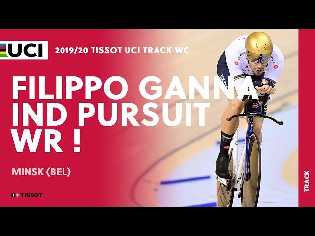 4:02.647 ! Filippo Ganna's Individual Pursuit World Record in Minsk (BEL)