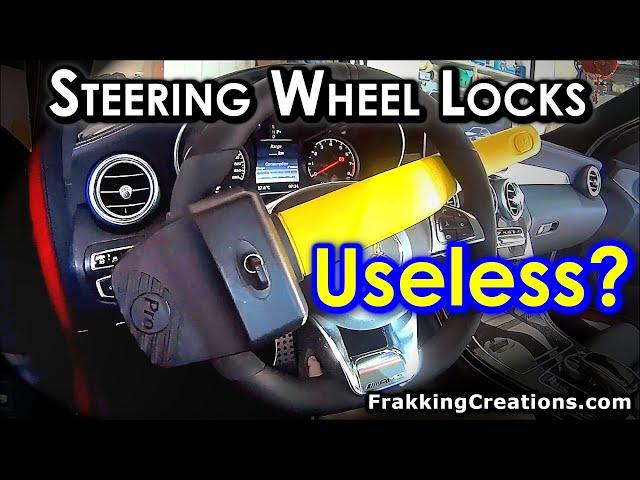 Aren't they Low Tech Obsolete? Best Steering Wheel Lock: Stoplock Pro to stop Keyless car theft?