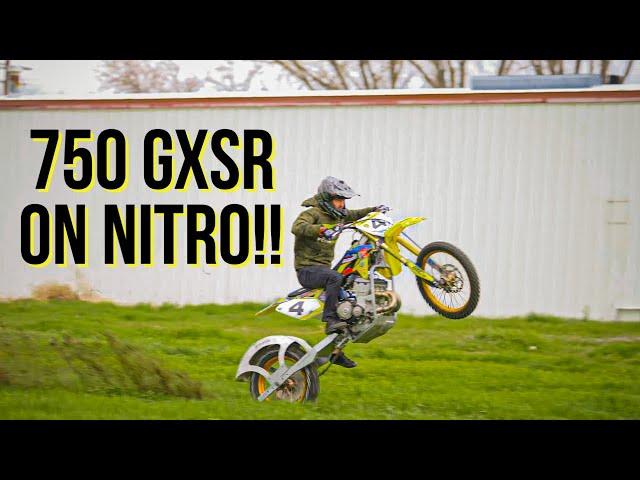 NITRO GSXR-750 DIRT BIKE!! VLOG #33