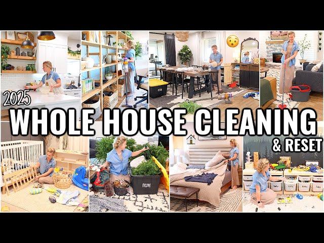 WHOLE HOUSE CLEAN WITH ME! WEEKLY CLEANING ROUTINE | 2025 CLEANING & ORGANIZING MOTIVATION