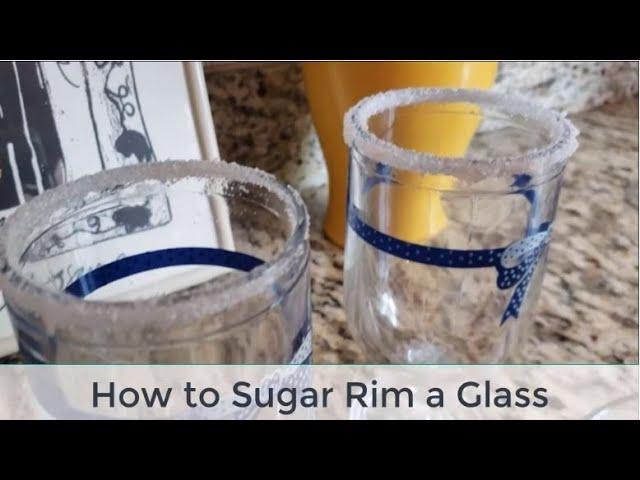 How to Sugar Rim a Glass