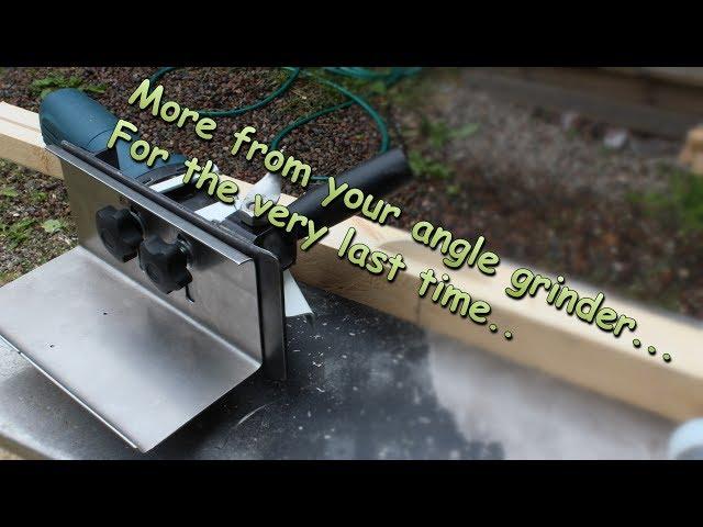 3. More from your angle grinder.. for the very last time...