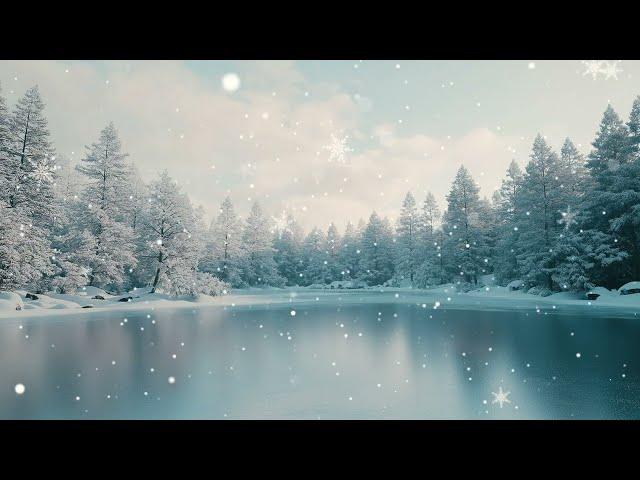 Winter Schnee 4K Screensaver – Animierte Winterlandschaften mit Schneeflocken | TV Background (2 h)