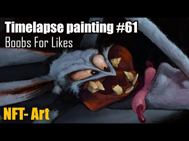 Digital Timelapse SpeedPainting #61: I painted boobs for the likes.