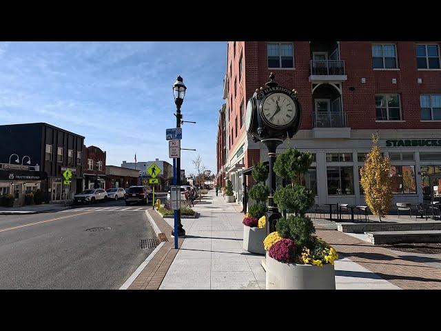 ⁴ᴷ⁶⁰ Walking downtown Harrison, New York