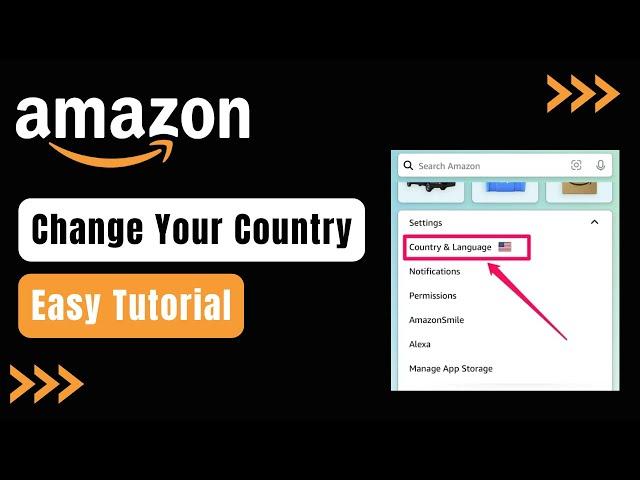 How to Change Country in Amazon App !