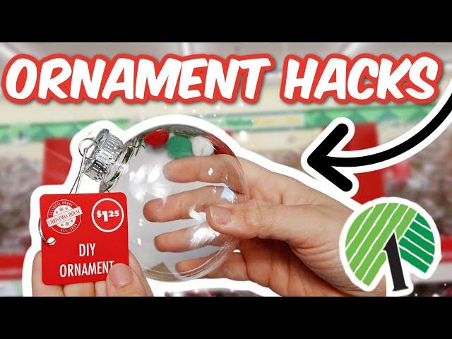 Grab $1 Ornaments From Dollar Tree for these UNBELIEVABLE HACKS! (Cheap but IMPRESSIVE)