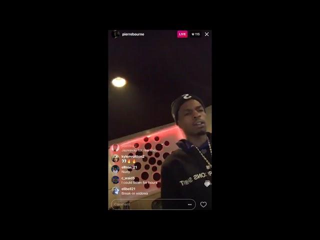 Pi'erre Bourne playing beats and cooking up on Instagram live compilation #1 (2017)