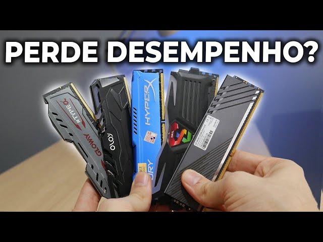 MEMÓRIAS RAM DIFERENTES NO MESMO PC, PERDE DESEMPENHO? FUNCIONA NA MESMA PLACA MÃE?