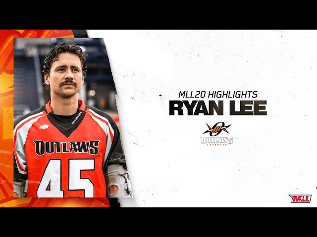 Ryan Lee 2020 MLL Highlights