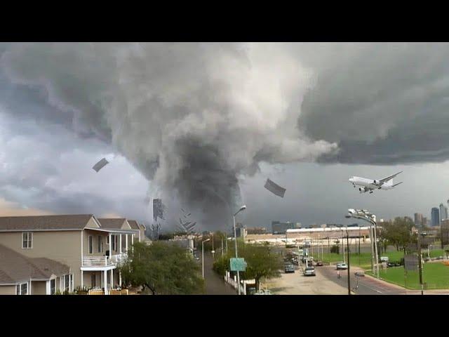 Massive Tornado in Texas! Multiple Tornadoes Scared People in El Campo and hit Houston, TX