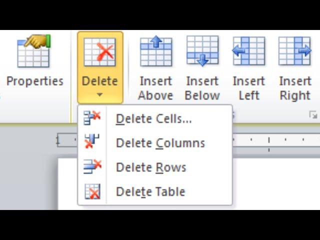 How to Delete a Table (and Table Borders) in Microsoft Word