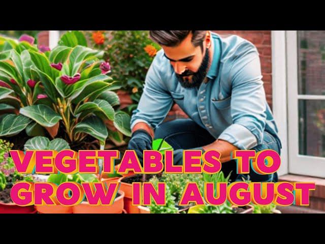 Vegetables You Can Grow In August @palletwoodcamper