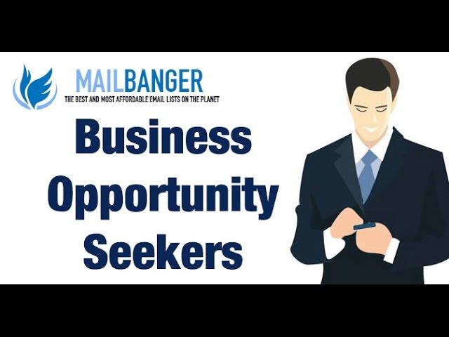 Business Opportunity Seekers emails and leads lists